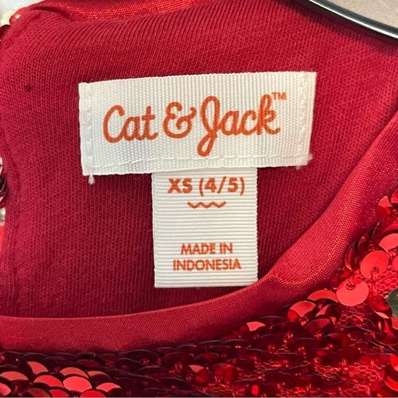 Cat & Jack Mermaid Sequins Dress Size XS 4-5 - Picture 6 of 6